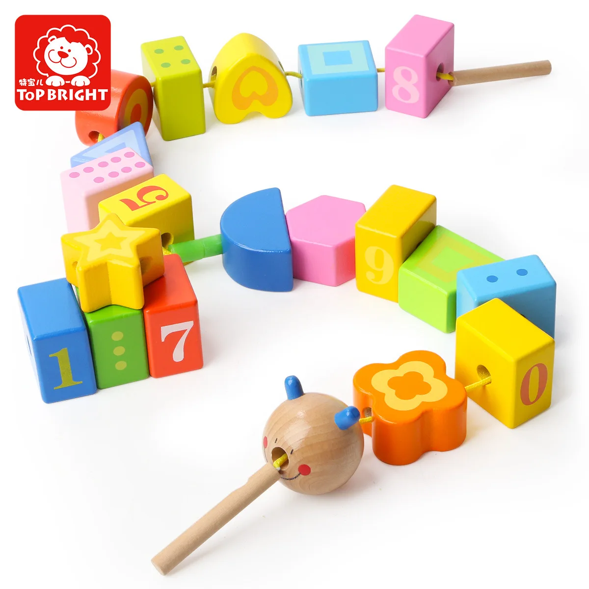 TOPBRIGHT гусеница DIY математический когнитивный браслет из бисера детские