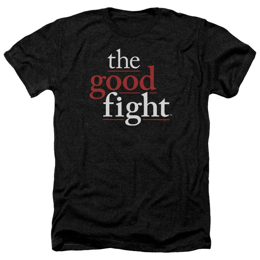 

The Good Fight Heather T-Shirt Black Tee
