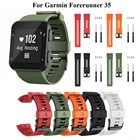 Ремешок на запястье для Garmin Forerunner 35 Смарт-часы с заменой ремешка, силиконовый мягкий браслет Correa + инструмент, винт