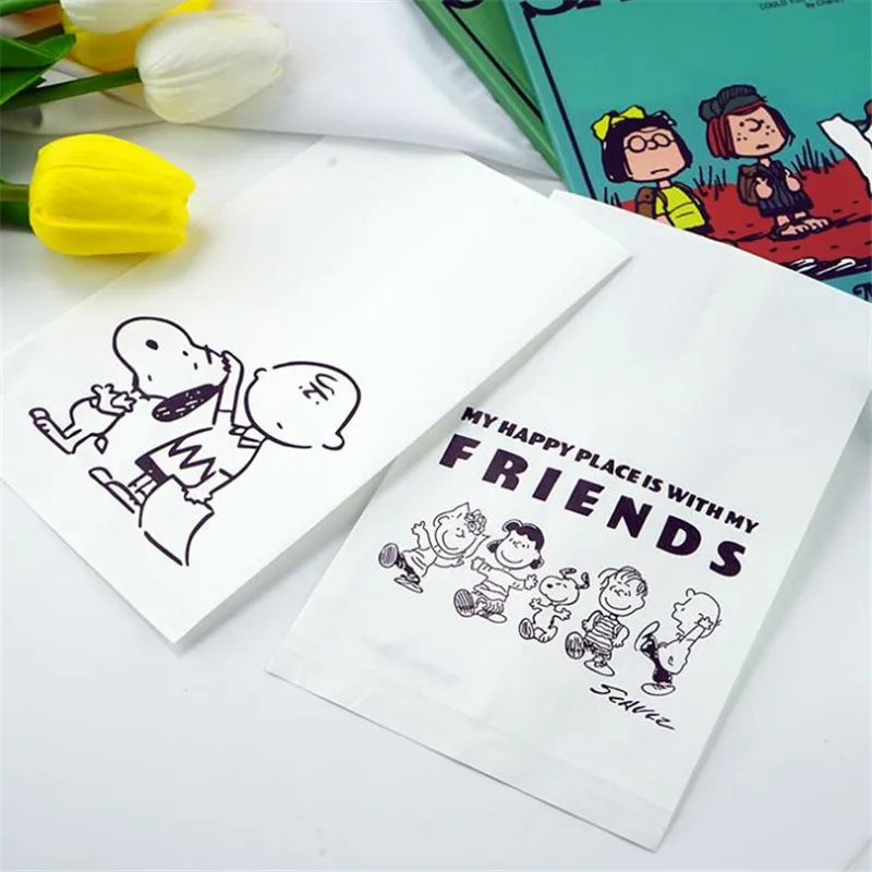 10 8x11 см Забавный мультяшный крафт бумажный мешок подарочная упаковка конфетная