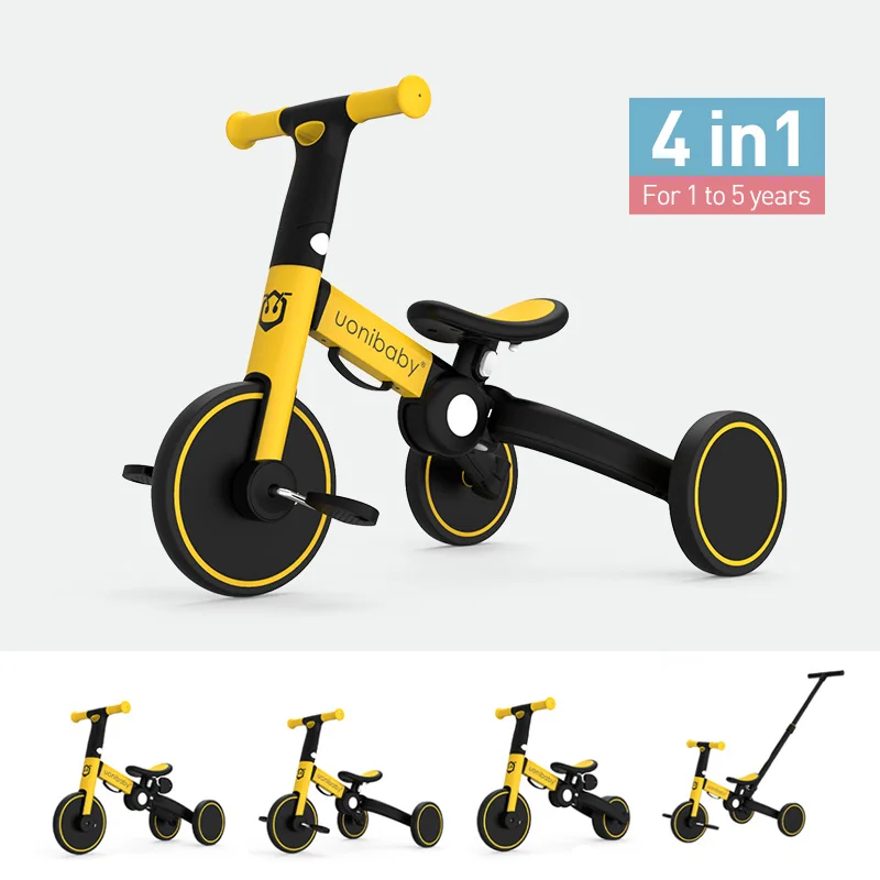 

Kids Kick Scooter Kickboard + Tricycle + Balance bike For 1~7 Ages Child Ride On Toy Boy Girl Toddler Scooter Adjustable
