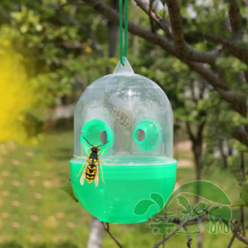 

1 PCS Wasp Trap Fruit Fly Flies Insect Bug Hanging Honey-Trap Catcher Killer No-Poison Hanging Tree Pest Control Tool