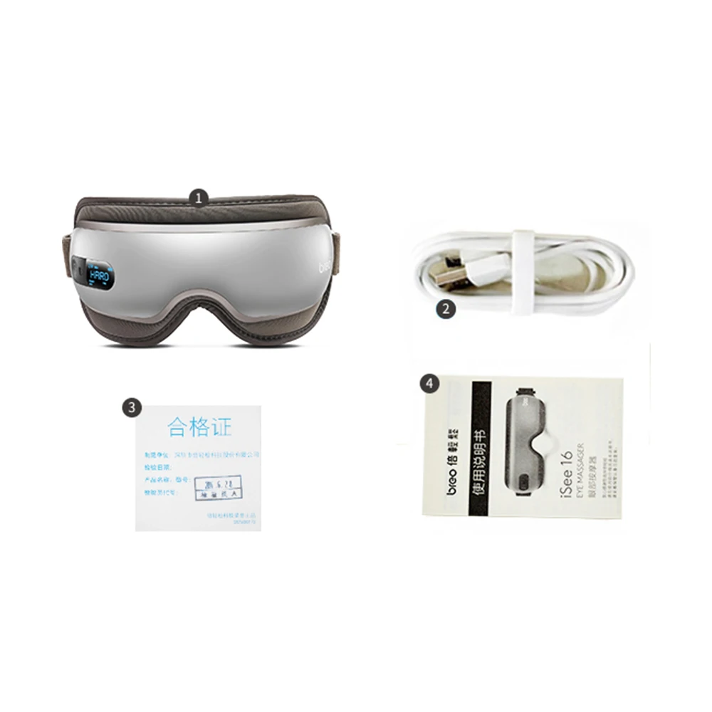 

Breo iSee16 4D Smart Airbag Vibration Eye Massager Eye Acupoint Massage with Heating and Soothing Music Device