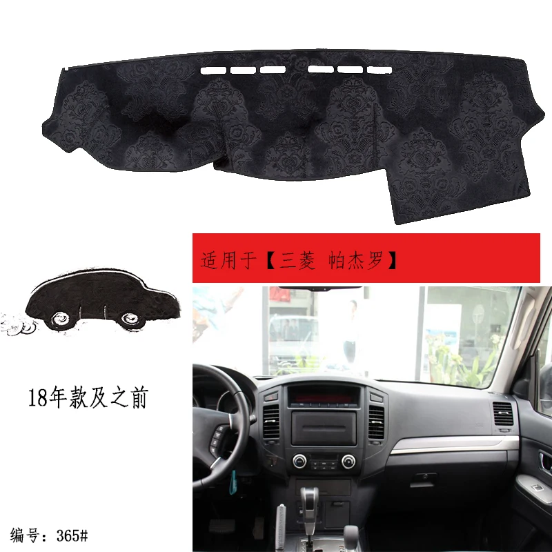 

Коврик TOMMIA для приборной панели Mitsubishi Pajero, бархатный инструмент с защитой от солнца