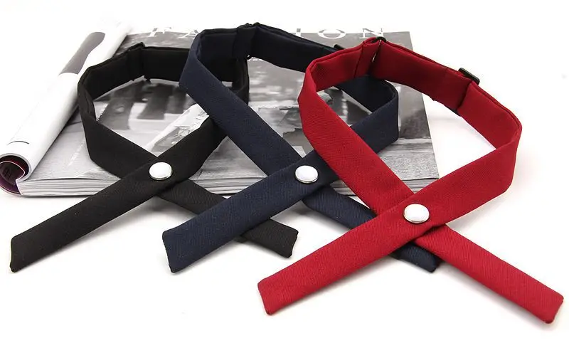 Linbaiway регулируемые галстуки-бабочки с крестом для мужчин и женщин деловой