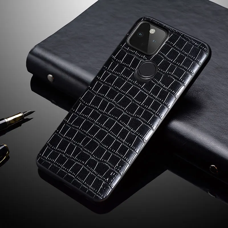 Роскошный чехол из крокодиловой кожи для Google Pixel 4A 5G 4 XL 5 5A 6 Pro 6A тонкая задняя