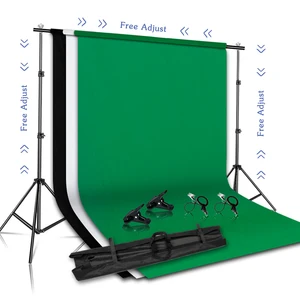 sh photography background stand kit with adjustable stand support system backdrops for photo studio chromakey green screen frame free global shipping