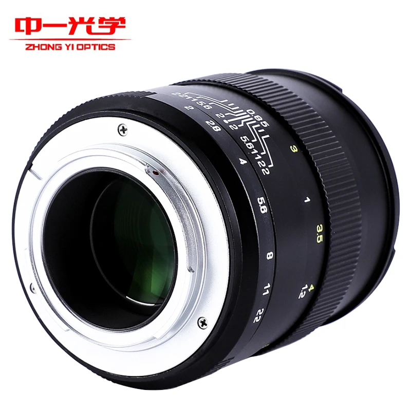 Полнокадровый объектив Zhongyi 85 мм F2.0 с ручной фокусировкой для камер Canon EF Nikon F Sony