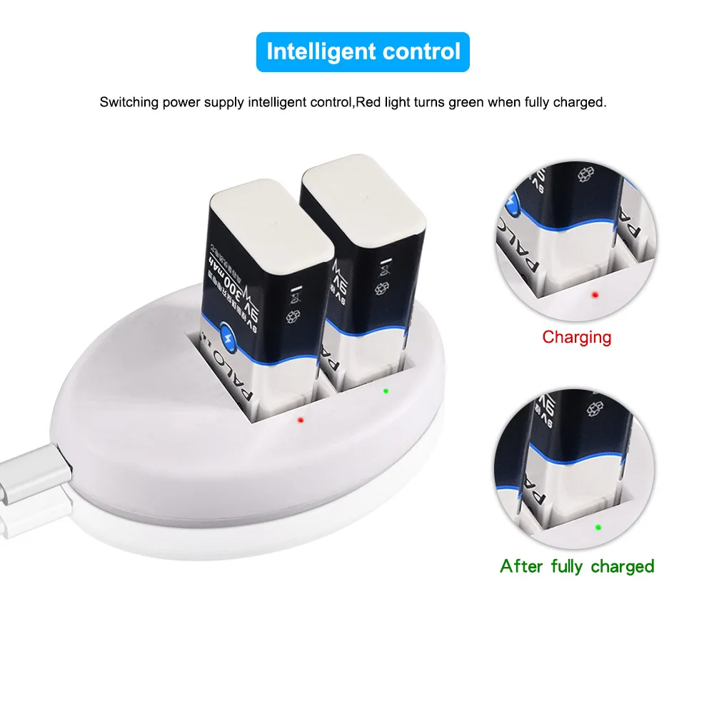 4 шт. литий-ионные аккумуляторные батареи 9 в 600 мА · ч для инфракрасного