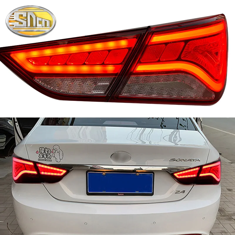 Светодиодный задний светильник для Hyundai Sonata YF 2011 2012 2013 2014 противотуманный фонарь +