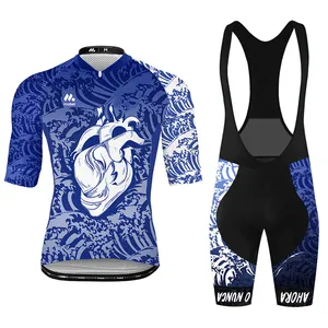 wyndymilla Men Cycling Jersey Suit Outdoor Crazy Offroad Racing Suit Summer MTB Long distance Bib Sh in India