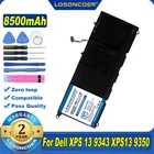 Аккумулятор LOSONCOER 90V7W JHXPY JD25G 100% мА  ч для Dell XPS 13 8500 XPS13 9343 13D-9343 P54G 0N7T6 5K9CP RWT1R 0drrp, 9350 оригинал