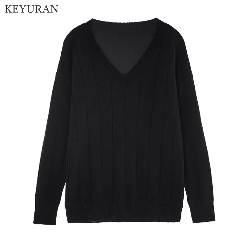 2021 осень-зима новый женский свободный пуловер свитер для женщин размера плюс XXXL
