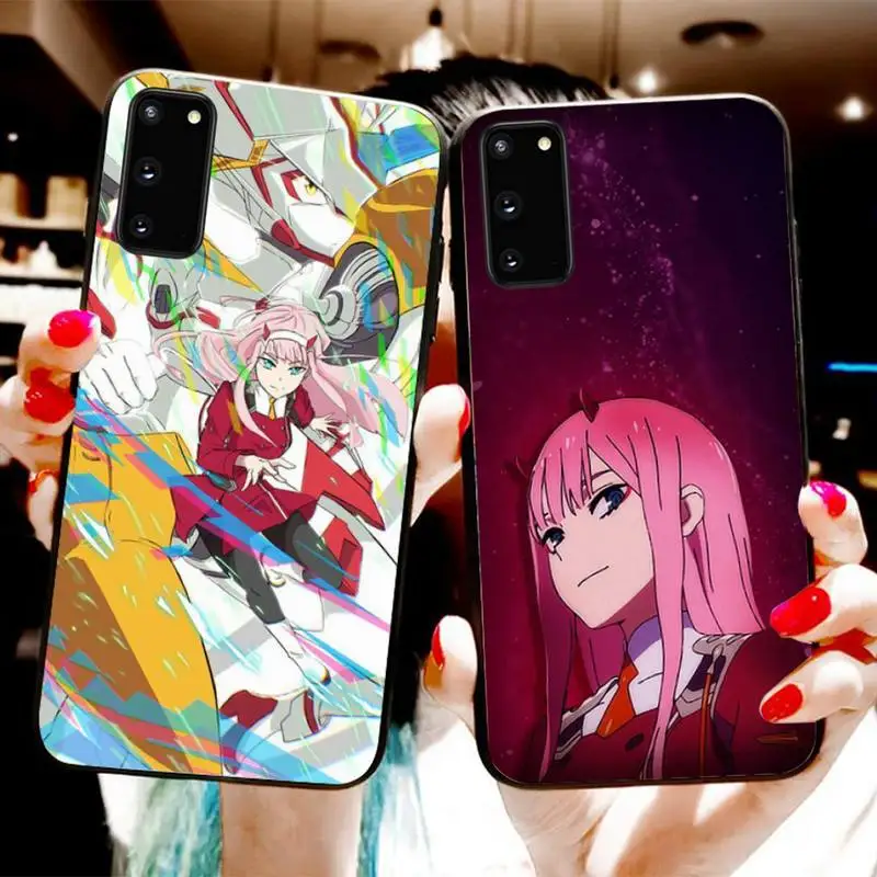 

Zero Two Phone Case For Samsung S20 S10 S8 S9 Plus S7 S6 S5 Note10 Note9 S10lite