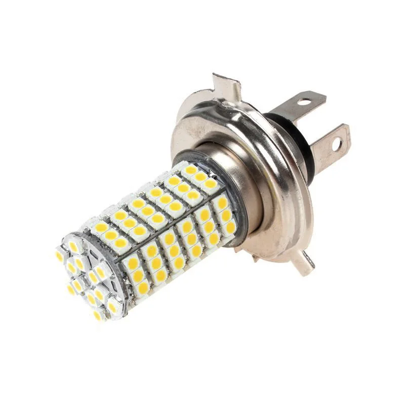 

2X Car H4 120 LED 3528 SMD Xenon White Fog Headlight Head Bulb Light Lamp 12V