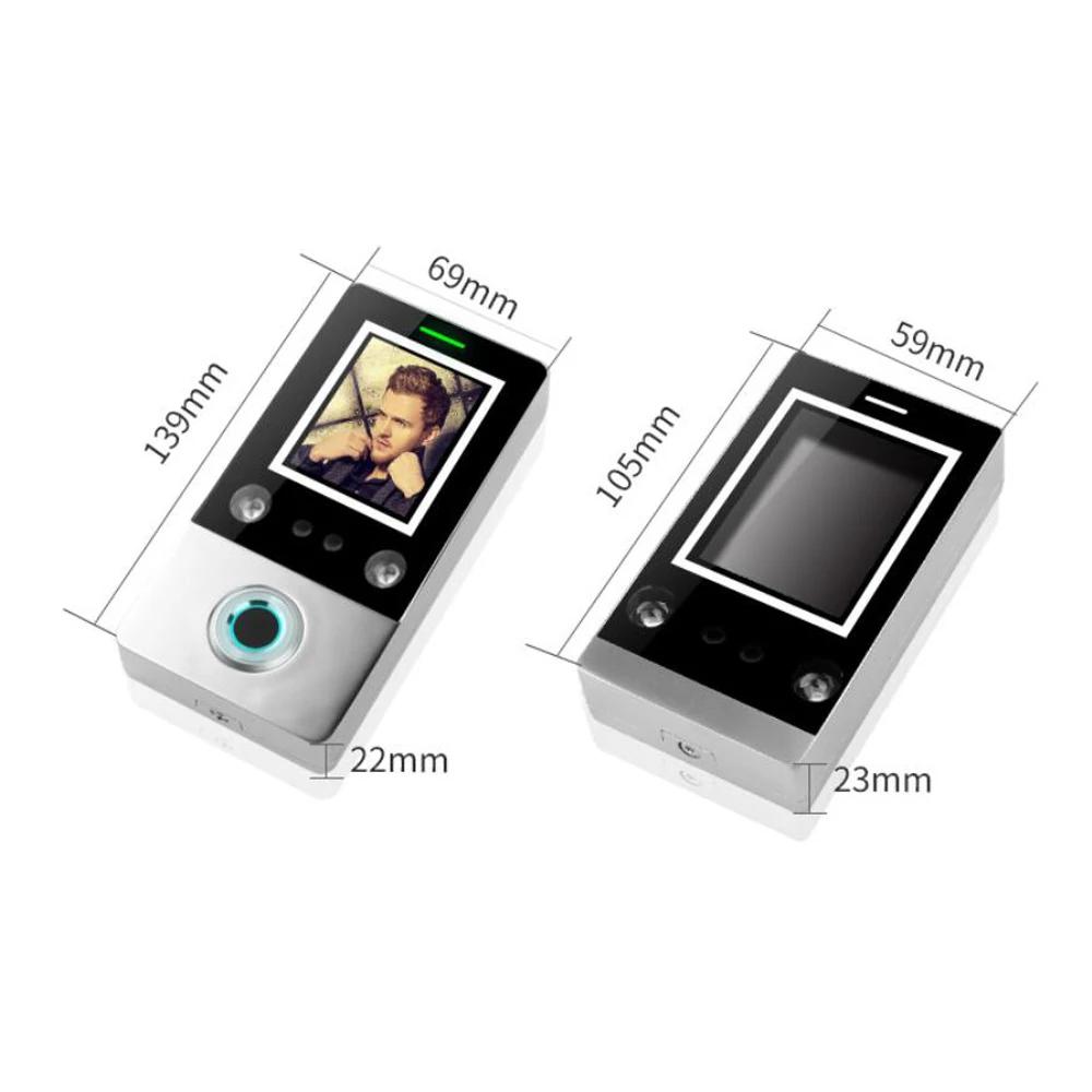 face recognition smart lock access control door opener with fingerprint sensor rfid door access control system free global shipping