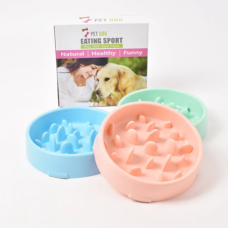 

Pet Supplies Plastic Bowls Pet Dog Slow Food Bowls Dog Bowls Choking Prevention and Stop Food Bowls Pet Bowls Dog Bowls