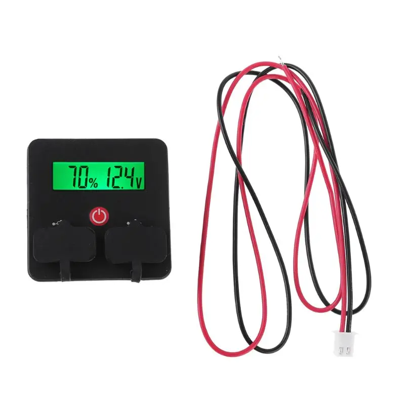 12V 24V Батарея Ёмкость вольтметр с индикатором 3S 6S литий ионный аккумулятор Lifepo4