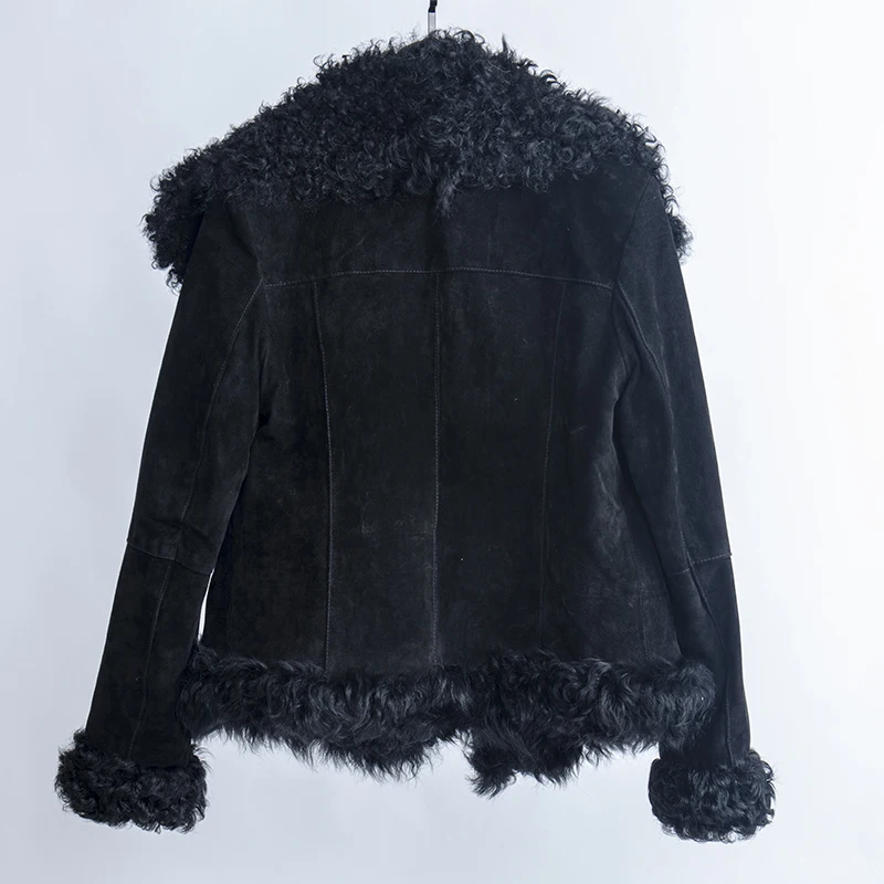 Куртка из натуральной кожи женские топы и блузки 2019 зимнее пальто большие