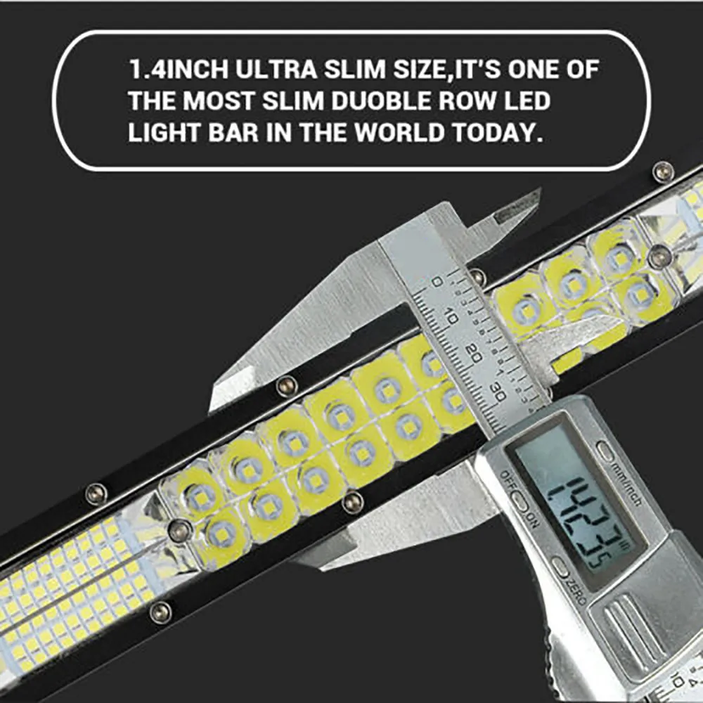 

Spot Dual Row Offroad LED Light Bar Super Slim Work 20000LM 360W Combo