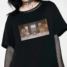 Женская Черная летняя футболка ZSIIBO, Брендовые женские Кричащие на кота, забавные Модные топы с круглым вырезом, Прямая поставка от поставщика
