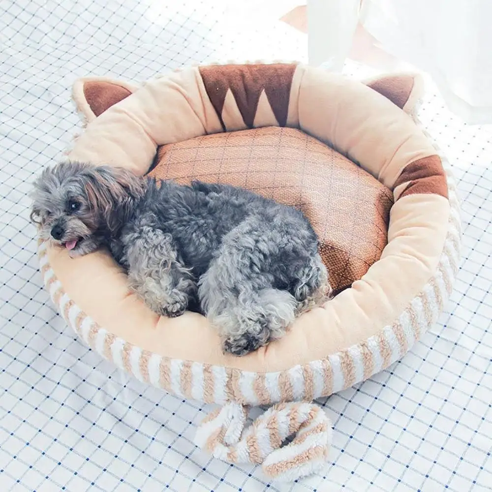 

hondenmand Dog Bed Soft Washable Comfortable Pet Beds Sofa Round Plush Donut Cats Bed #2O18