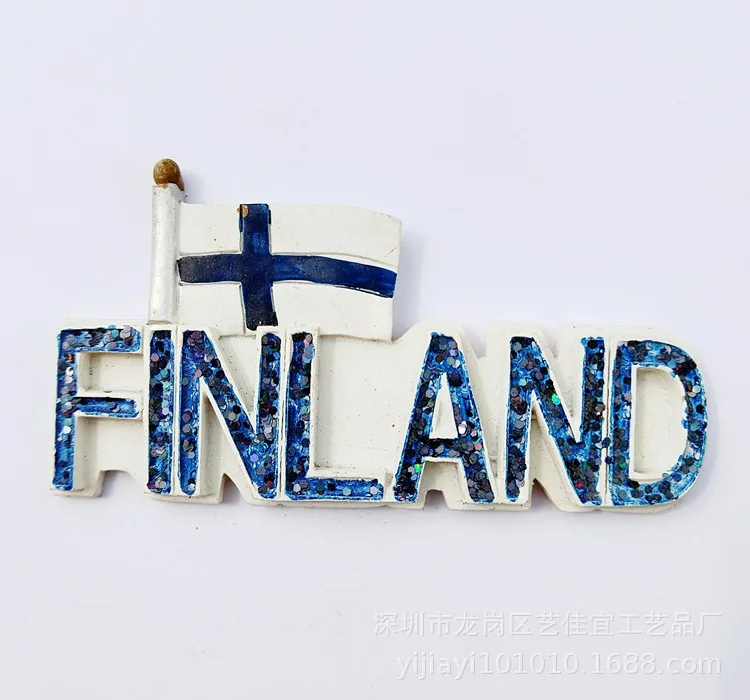 Европейские сувениры для путешествий на холодильник магнитный парусник флаг