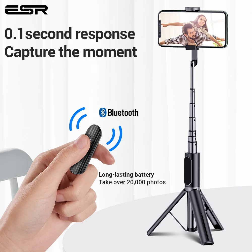 ESR Bluetooth держатель для телефона селфи палка iPhone Huawei подключение по смартфону Handhel |