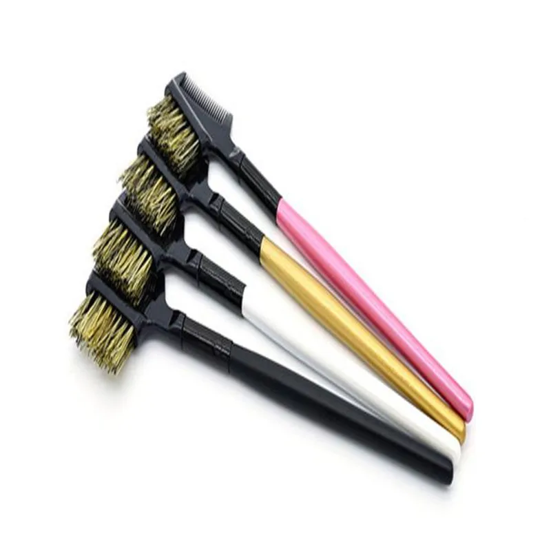 1 шт. щетка для наращивания ресниц и бровей металлическая расческа косметический