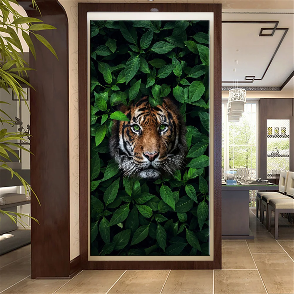 

Thicket Tiger Paint On Canvas Paintings Home Decor for Living Room Decoration Modern Art Animal Picture Thicket Tiger Wall Art