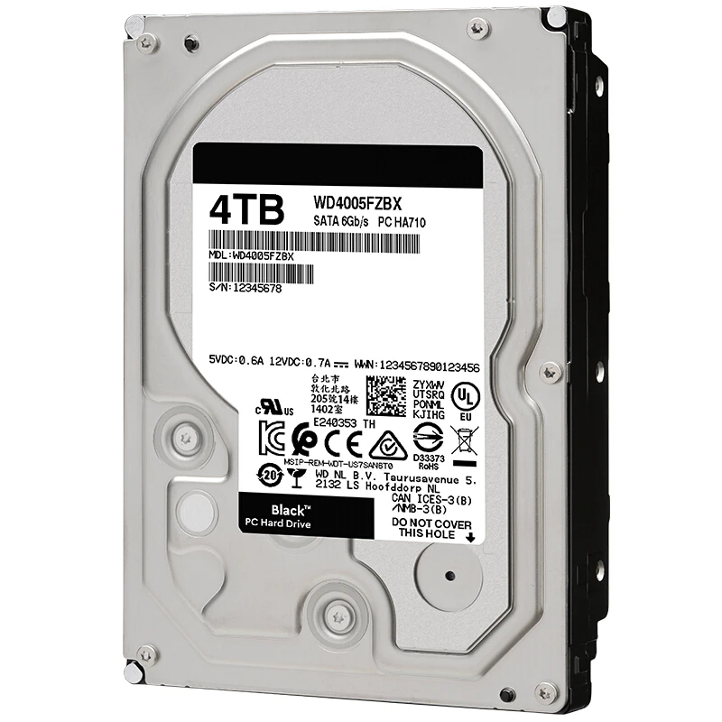 Günstig Neue HDD Für WD Marke Schwarz 4TB 3.5
