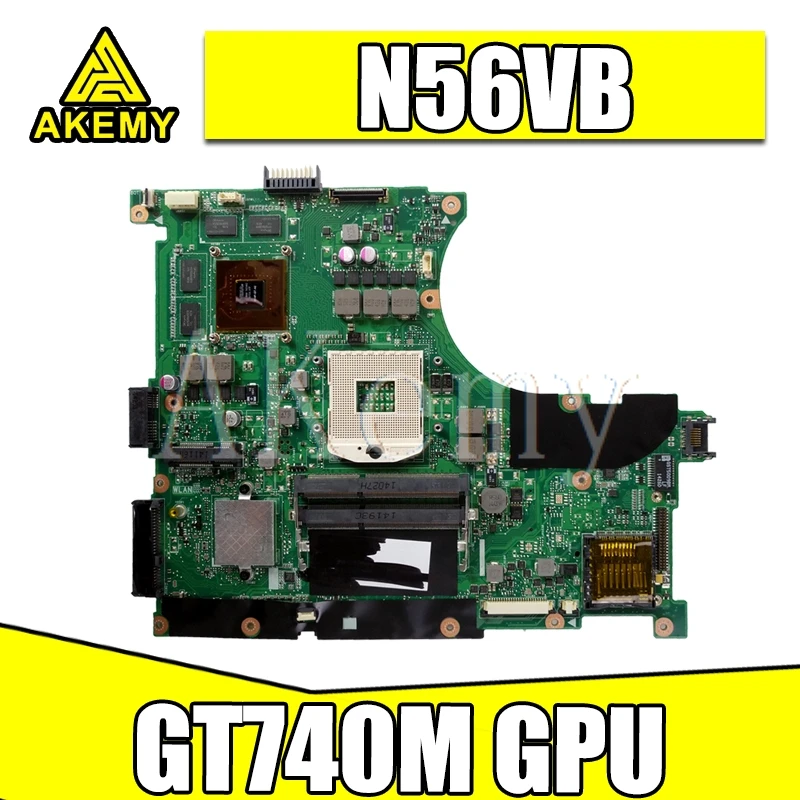 

N56VB материнская плата для For Asus N56VM N56VZ N56V N56VV N56VJ материнская плата для ноутбука протестированная 100% оригинальная Рабочая материнская плата ...