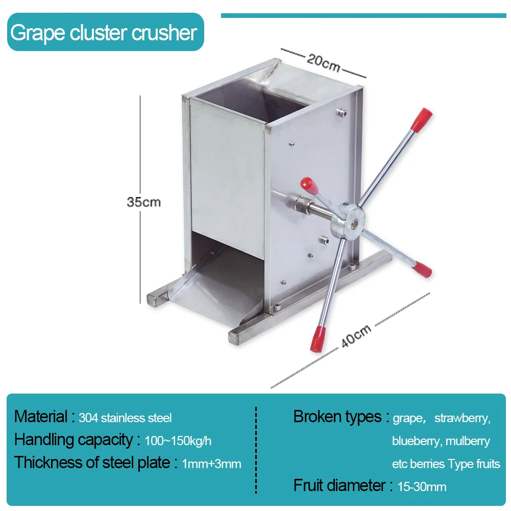 Машина для измельчения яблок фруктов из нержавеющей стали разрушение стены