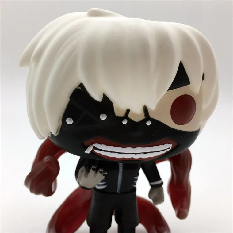 Funko pop, фигурка японского Гуля, 10 см, версия Q, Kaneki Ken, ПВХ, фигурка, Коллекционная модель, игрушки, подарок на день рождения на Хэллоуин