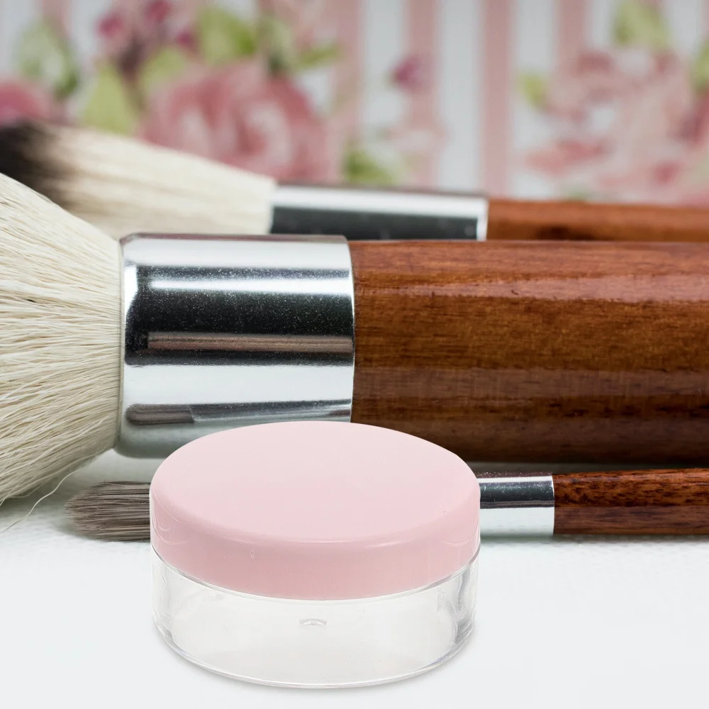 

4Pcs Transparent Loose Powder Boxes Mirror Mesh Powder Boxes (Assorted Color)