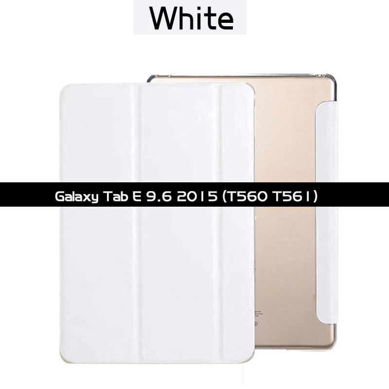 SM-T560 SM-T561 Чехол для планшета для samsung Galaxy Tab E 9,6 SM-T560 T561 тонкий складной откидной Чехол-подставка из искусственной кожи чехол для samsung Tab E T560 - Цвет: SM-T560 SM-T561