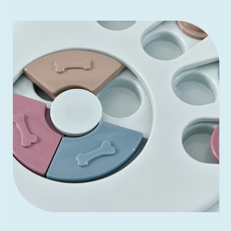 

Puzzle Training Dog Toy Slow Dispensing Feeding Pet Training Games Disc Board Slow Food Bowl For Small Medium Large Dog