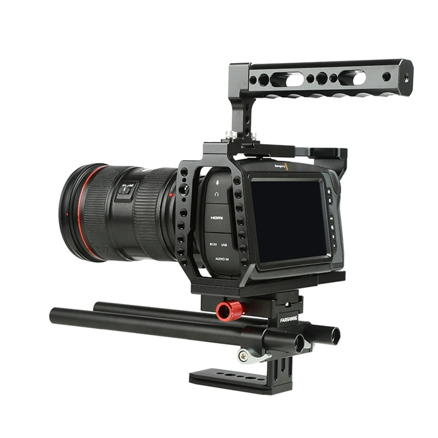 Viltrox клетка для камеры Blackmagic Pocket Cinema Camera BMPCC 4K Защитная с винтом 1/4 'Ɖ/8''