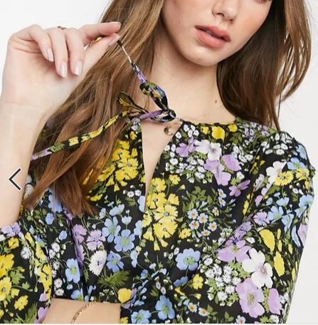 

2021 European and American foreign trade cross border New Amazon floral Crew Neck Tie Dye gradient printing short sleeve loose