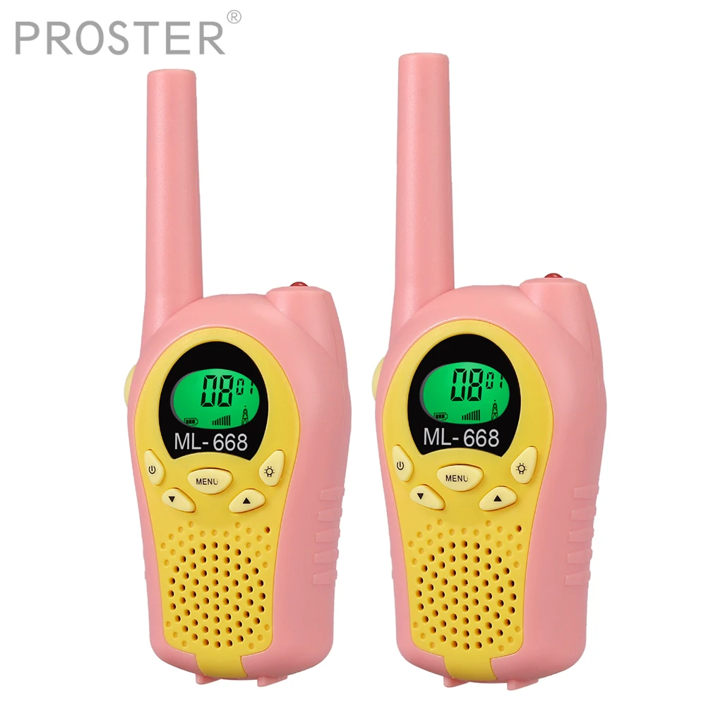 PROZOR для Walkie Talkies детей 22 канала 2 Way радиус действия до 3 км Long Range подарки Birt|Рации| |