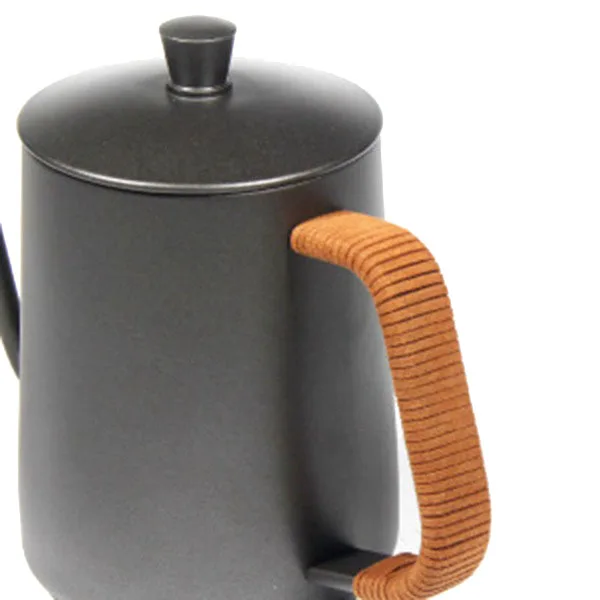 

AC86 -600Ml Drip Kettle Coffee Tea Pot Stainless Steel Non-Stick Coating Swan Neck Thin Mouth Drip Kettle