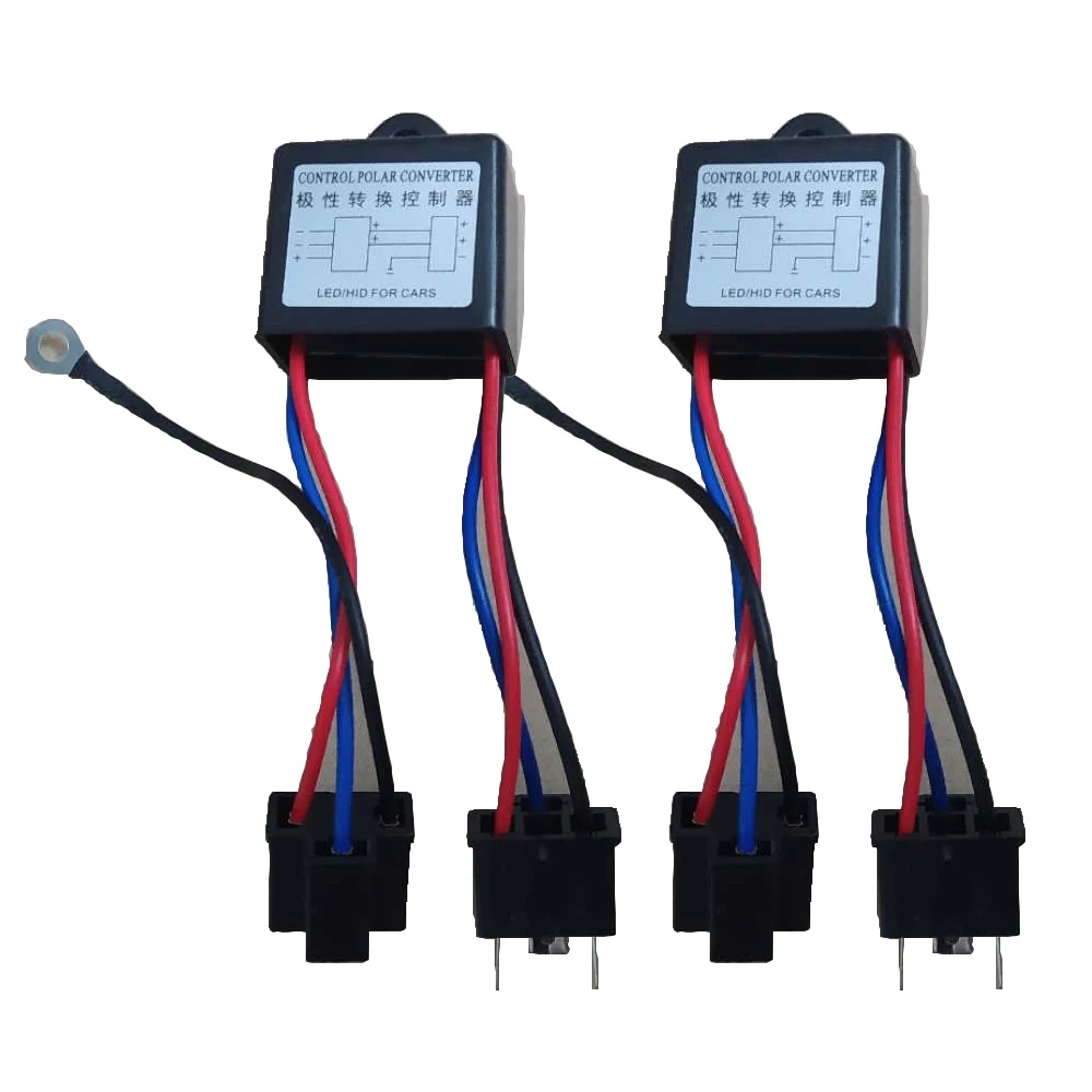 

Polarity switching relays Multi-relays for negative control cars H4 12V HID headlight control Hi/Lo switchable type