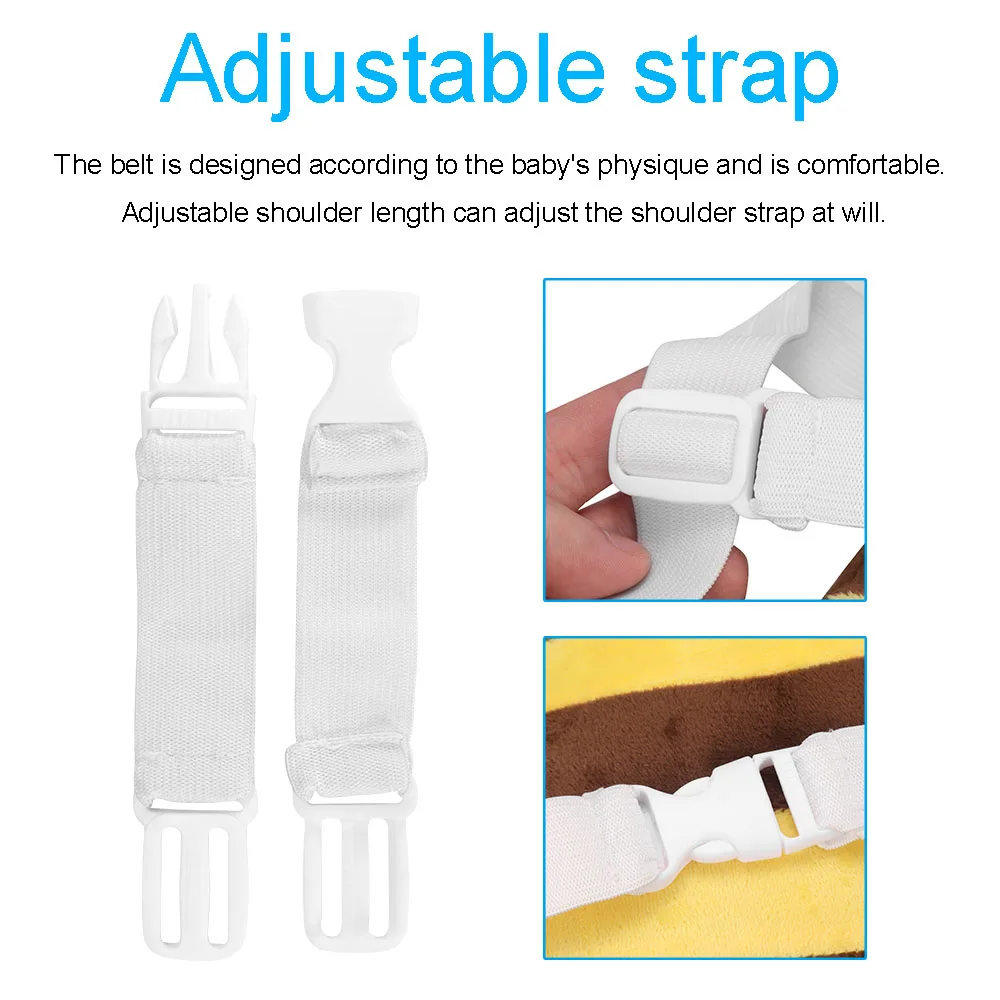 

Soft Head Restraints Pad Cartoon Bee Antifall Pillows Toy Infant Head Protection Pillow Cotton Security Cushion Baby Safety Care