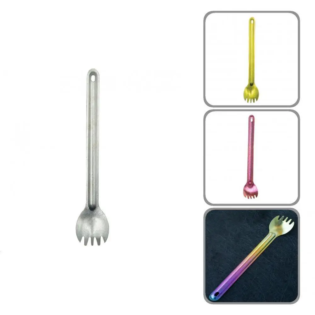

Practical Spoon Utensils Heat Resistant Reliable Functional Multi Flatware Spork Spork Flatware Spork Camping Utensil