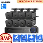 Система видеонаблюдения HKIXDISTE, H.265 +, 8 каналов, 4K, 5 МП, NVR, POE, IP-камеры, наружная, IR-CUT, 8 Мп, POE, IPC