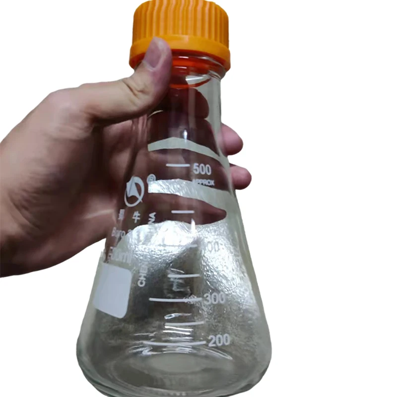 Стеклянная колба Erlenmeyer 2 шт. 50/100 /250 /500 /1000 мл из боросиликатного стекла