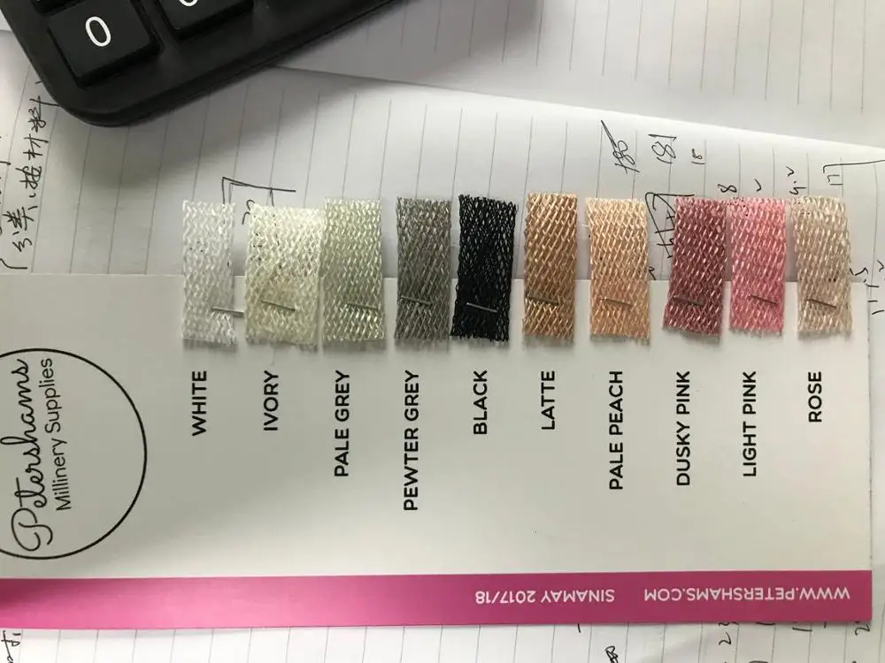 Аксессуары для волос 2 м/лот из льна различных цветов материал Sinamay | одежды