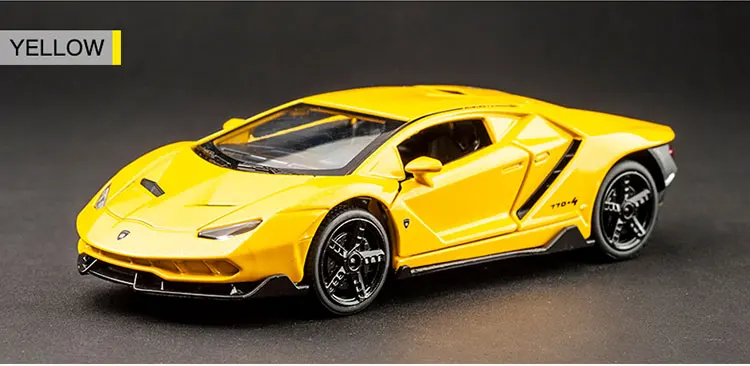 Горячая LP770 1:32 RC автомобиль сплав спортивная модель автомобиля звук светильник супер гоночный автомобиль задний откидной обода сплавочных колес игрушки для детей
