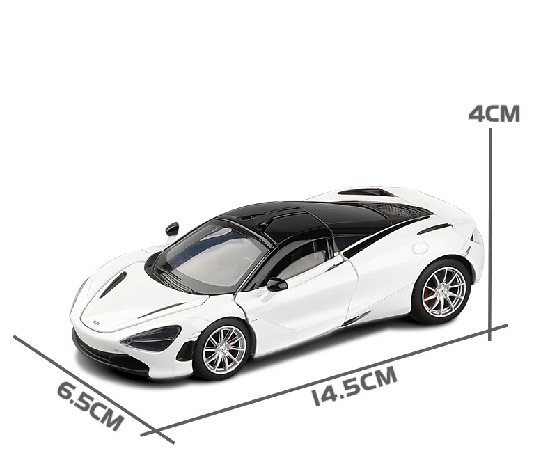 

1:32 Car Model McLaren 720S Alloy Sports Car Limited Edition Metal Pull Back Car For Children's Toy Gift