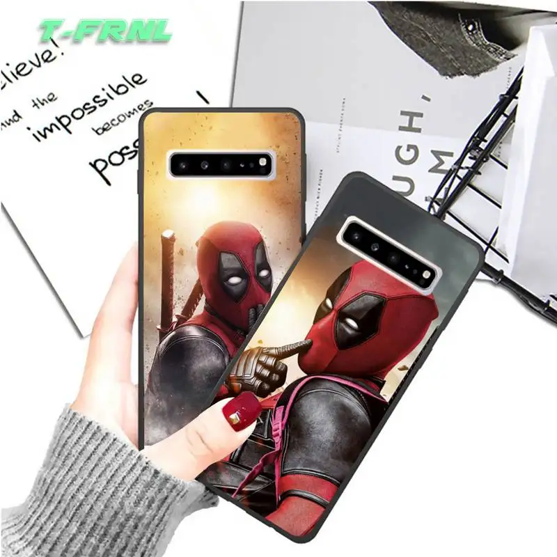 Забавный супер герой Дэдпул мертвой пул для samsung A10 coque fundas etui galaxy A50 A51 A70 A71 note 8 9 10